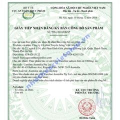 Viên uống dầu cá hồi đại dương Úc Careline Fish Oil 1000mg