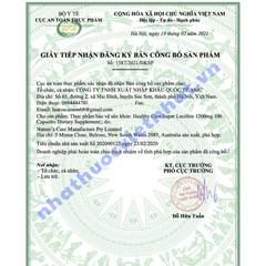 Mầm Đậu Nành Lecithin Healthy Care - Hỗ trợ giảm cholesterol, tăng cường chức năng gan, hộp 100 viên