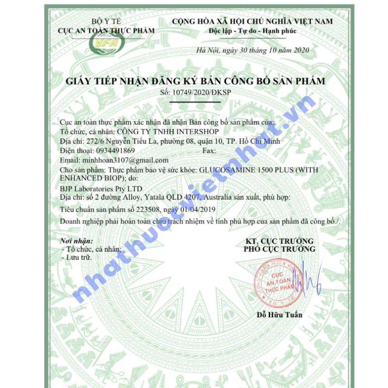 Viên uống bổ xương khớp Glucosamine 1500 Plus - Henry Blooms của Úc, tăng tiết dịch khớp, bảo vệ màng sụn khớp, giảm viêm khớp