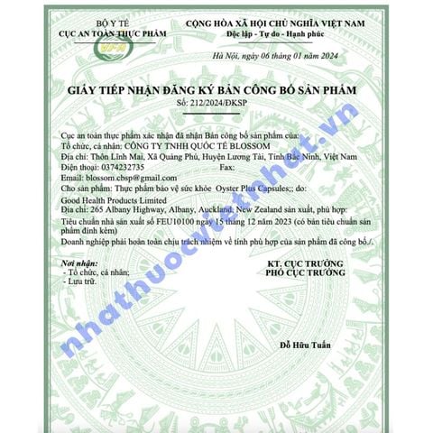 Tinh Chất Hàu Goodhealth Oyster Plus - Bí quyết Tăng Cường Sinh Lý Nam Hiệu Quả, Hộp 60 Viên (Nhập khẩu chính hãng)