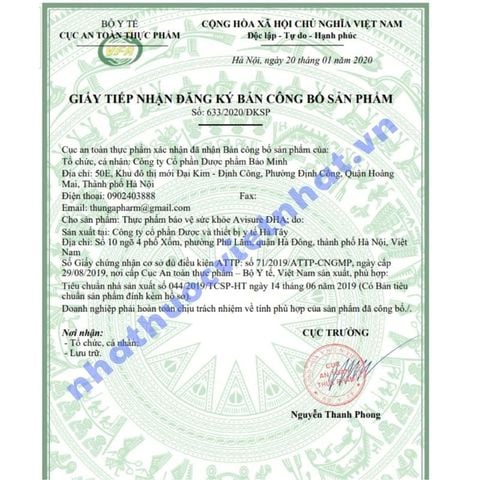 Avisure DHA Chính Hãng - Bổ Sung DHA Cho Mẹ Bầu, Hỗ Trợ Phát Triển Não Bộ Thai Nhi