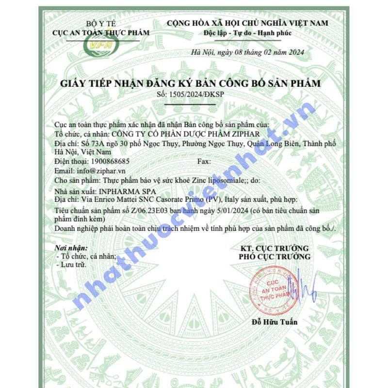 Kẽm ZinC Liposomiale Từ Ý - Bí Quyết Giúp Bé Ăn Ngon, Tăng Cường Đề Kháng Từ 0 Tháng Tuổi, Chai 30ml