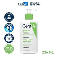 Sửa rửa mặt CERAVE cho da mụn, da nhạy cảm - 236 ml