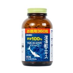 Viên sụn cá mập Orihiro của Nhật giúp chống oxy hoá, giảm viêm và đau khớp, hộp 360 viên