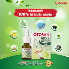Xịt mũi người lớn Otosan Nasal Spray Forte giúp hết tắc nghẹt mũi, sổ mũi
