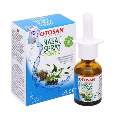 Xịt mũi người lớn Otosan Nasal Spray Forte giúp hết tắc nghẹt mũi, sổ mũi