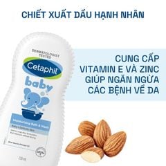 Sữa tắm dưỡng ẩm dịu lành cho bé Cetaphil Baby Moisturizing Bath & Wash, 230 ml