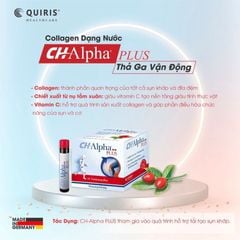CH Alpha Plus - Hỗ trợ tái tạo sụn khớp, tăng cường sức khoẻ xương khớp (Hộp 30 ống)