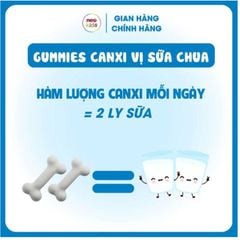 Gummies Canxi Neo Kids - Kẹo canxi cho bé vị sữa chua