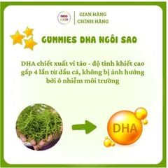 Kẹo dẻo Neo Kids Gummies Omega 3 DHA giúp bé thông minh, ghi nhớ tốt, lọ 60 viên