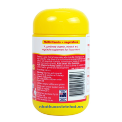 Vita Gummies Multi Vitamin For Fussy Eaters - Kích thích ăn ngon, hỗ trợ hệ tiêu hóa cho trẻ, hộp 60 viên