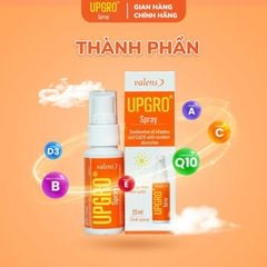 Xịt Upgro Spray - Bổ sung vitamin tổng hợp dạng xịt cho bé, nhập khẩu châu Âu