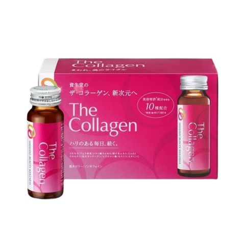 Uống Collagen Đẹp Da Cùng The Collagen Shiseido, Hộp 10 chai x 50ml, Mẫu mới