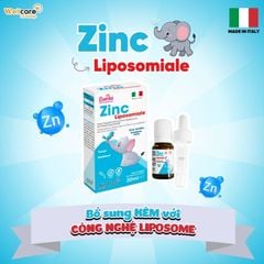 Kẽm ZinC Liposomiale Từ Ý - Bí Quyết Giúp Bé Ăn Ngon, Tăng Cường Đề Kháng Từ 0 Tháng Tuổi, Chai 30ml