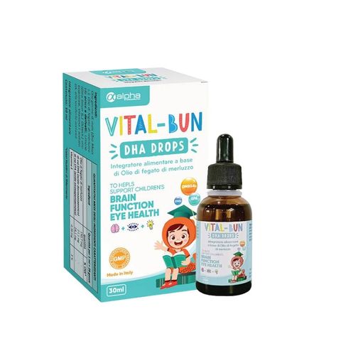 Vital-Bun DHA Drops Chính Hãng - Bổ Sung DHA, Hỗ Trợ Phát Triển Não Bộ Và Thị Lực Cho Trẻ Từ 0 Tuổi