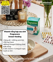Vitamin tổng hợp sau sinh Pregnacare Breast feeding Bú Anh - Nhập khẩu chính hãng