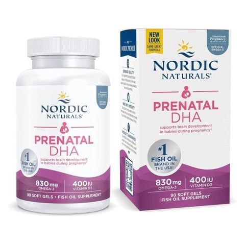 DHA Cho Bà Bầu Nordic Naturals Prenatal DHA - Lựa Chọn Hàng Đầu Cho Sự Phát Triển Của Thai Nhi