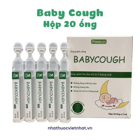 Baby Cough - Siro Ho Cho Trẻ Từ 3 Tháng Tuổi (Hộp 20 ống x 5ml)