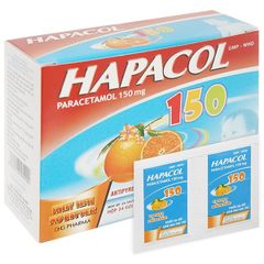 Bột sủi Hapacol giảm đau, hạ sốt (24 gói x 1.5g)