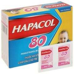 Bột sủi Hapacol giảm đau, hạ sốt (24 gói x 1.5g)