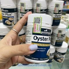 Tinh Chất Hàu Goodhealth Oyster Plus - Bí quyết Tăng Cường Sinh Lý Nam Hiệu Quả, Hộp 60 Viên (Nhập khẩu chính hãng)
