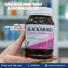 Tinh dầu hoa anh thảo Blackmores Evening Primrose - Hỗ trợ làm đẹp da, cân bằng nội tiết (190 viên)