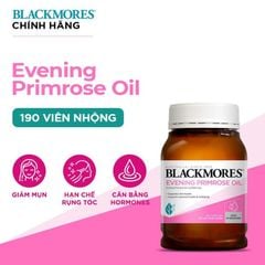 Tinh dầu hoa anh thảo Blackmores Evening Primrose - Hỗ trợ làm đẹp da, cân bằng nội tiết (190 viên)
