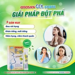 Gel Otosan Throat Gel Forte giúp giảm ho, giảm đau họng, điều trị viêm họng cấp tính, nhập khẩu từ Ý