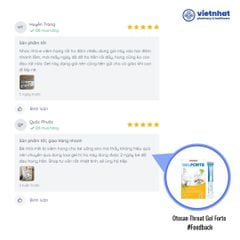 Gel Otosan Throat Gel Forte giúp giảm ho, giảm đau họng, điều trị viêm họng cấp tính, nhập khẩu từ Ý