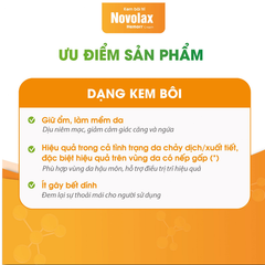 Kem bôi trĩ Novolax Hemorr Cream – Giảm đau, ngứa rát hậu môn, hỗ trợ co hồi búi trĩ