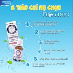 Men vi sinh 10 chủng BioAmicus Complete giúp bổ sung lợi khuẩn, tăng đề kháng lọ 10ml