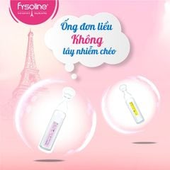 Nước muối sinh lý Fysoline hồng vệ sinh tai, mũi, mắt hằng ngày cho trẻ sơ sinh và trẻ nhỏ, hộp 40 ống x 5ml