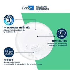Sửa rửa mặt CERAVE cho da mụn, da nhạy cảm - 236 ml