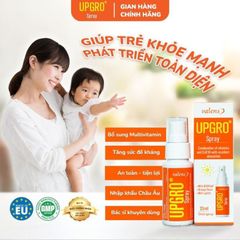 Xịt Upgro Spray - Bổ sung vitamin tổng hợp dạng xịt cho bé, nhập khẩu châu Âu