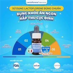 Men vi sinh Lactoflorene mini gocce,chứa lợi khuẩn sống BB-12, cải thiện bất dung nạp lactose, khóc dạ đề và tiêu chảy ở trẻ sơ sinh