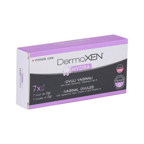 Viên đặt phụ khoa DermoXEN Hydra của Ý - Hộp 7 viên