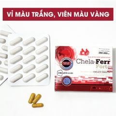 Sắt Chela Ferr Forte - Sắt hữu cơ thế hệ mới cho bà bầu và người thiếu máu