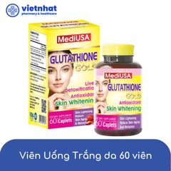 Viên Uống Trắng da MediUSA Glutathione Gold - Bí Quyết Cho Làn Da Trắng Sáng, Rạng Ngời