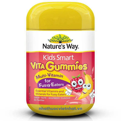 Vita Gummies Multi Vitamin For Fussy Eaters - Kích thích ăn ngon, hỗ trợ hệ tiêu hóa cho trẻ, hộp 60 viên