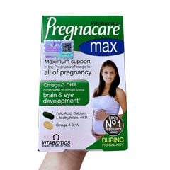 Pregnacare Max - Vitamin tổng hợp cho bà bầu số 1 tại Anh Quốc với công thức vượt trội, nhập khẩu chính hãng