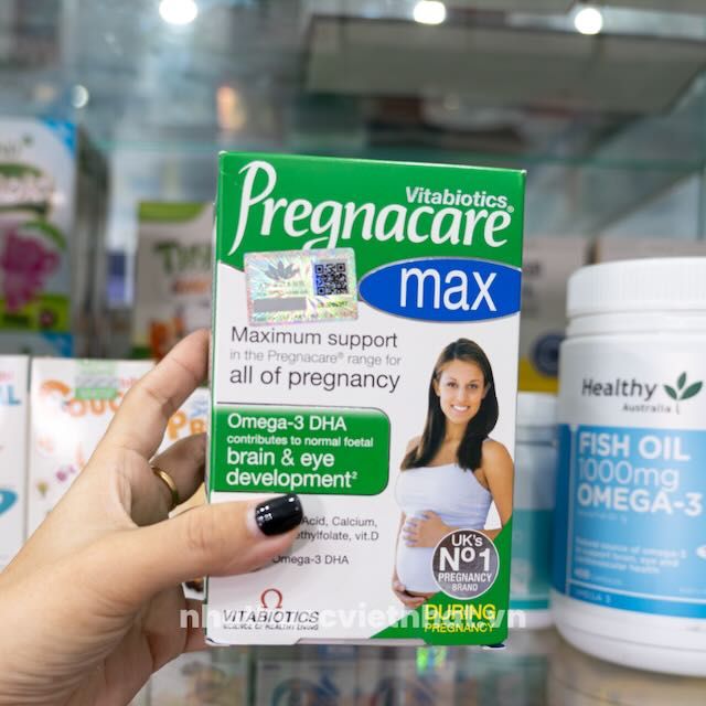 Pregnacare Max - Vitamin tổng hợp cho bà bầu số 1 tại Anh Quốc với công thức vượt trội, nhập khẩu chính hãng