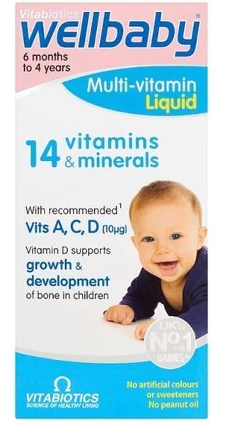 Wellbaby - Vitamin Tổng Hợp Cho Bé Chính Hãng Của Anh, 6 tháng - 4 tuổi