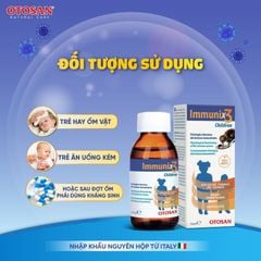 Siro Immunix3 Children - Giải Pháp Tăng Đề Kháng Với Beta Glucan Cho Trẻ Từ 6 Tháng Tuổi