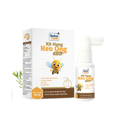 Xịt họng keo ong SOHACARE Kids - Giải pháp tự nhiên cho đường hô hấp