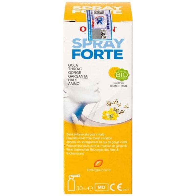Xịt họng Otosan Spray Forte giảm ho, giảm đau rát họng, hỗ trợ điều trị viêm họng cấp, viêm hô hấp,  (30ml)