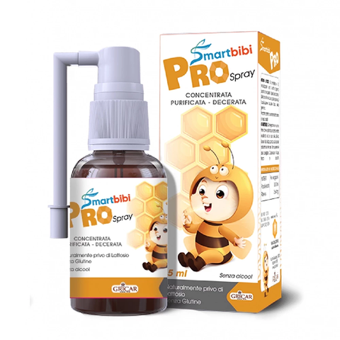 Xịt họng cho bé Smartbibi Pro Spray giúp giảm ho, giảm đàm và viêm đường hô hấp