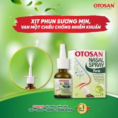 Xịt mũi người lớn Otosan Nasal Spray Forte giúp hết tắc nghẹt mũi, sổ mũi