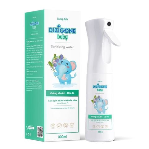 Dung dịch xịt kháng khuẩn Dizigone trị hăm, phòng ngừa tay chân miệng, an toàn cho trẻ sơ sinh