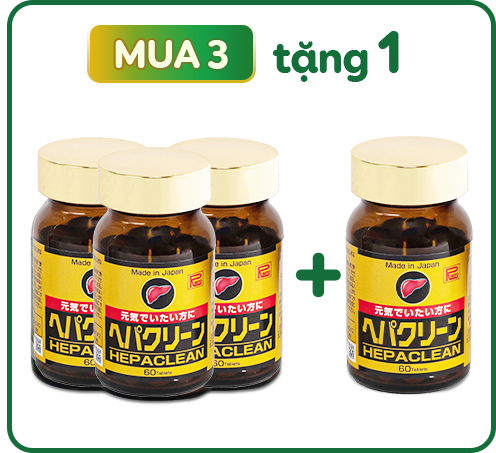  HepaClean - Mua 3 tặng 1 