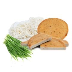Nguyên liệu bánh canh hẹ chả cá | Set 4-6 người | Lọc Chả Chiên